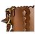 Borsa a mano/Borsa a tracolla in pelle Miu Miu Marrone - vista 6