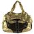 Autre Marque Borsa a mano in pelle D&G in nero e oro D'oro