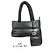 Bolsa de ombro em couro Coach Preto - vista 13