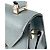 Borsa a tracolla in pelle Valextra Micro Iside Marrone Blu - vista 7