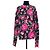 Dolce & Gabbana Kaschmir-Cardigan mit Rosenprint Schwarz Mehrfarben