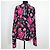 Dolce & Gabbana Kaschmir-Cardigan mit Rosenprint Schwarz Mehrfarben - Ansicht 2