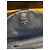 Chanel Borsa a patta in pelle grana blu navy Blu scuro - vista 3