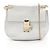 Borsa a tracolla Chloé Drew in pelle argento