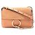 Borsa a tracolla Chloé Faye in pelle e camoscio arancione
