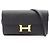 Hermès Hermes Constance Long To Go Schultertasche Braun Schwarz