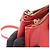 Saco Tote MCM em couro vermelho - vista 13