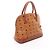 Borsa in pelle MCM Visetos da donna Marrone - vista 2