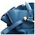Borsa a tracolla in pelle blu MCM - vista 7