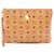 MCM Visetos Second Bag Clutch Bolsa de mão Marrom