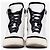 Sapatilhas High-Top de couro acolchoado com logo Balmain by Olivier Rousteing AW13 Branco - vista 5