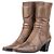 Botas Miu Miu AW99 Western Biker Moto Castaño