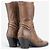 Botas Miu Miu AW99 Western Biker Moto Castaño - vista 2