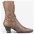 Botas Miu Miu AW99 Western Biker Moto Castaño - vista 4