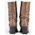 Botas Miu Miu AW99 Western Biker Moto Castaño - vista 6