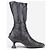 Stivali Biker Miu Miu AW99 con punta quadrata e 'Bubble Sole' Nero - vista 4