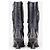 Stivali Biker Miu Miu AW99 con punta quadrata e 'Bubble Sole' Nero - vista 6