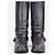 Botas altas Prada años 2000 con arnés Negro - vista 5