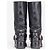 Botas altas Prada años 2000 con arnés Negro - vista 6