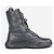 Prada AW99 Square Toe Vibram Combat Boots Grün - Ansicht 4