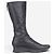 Prada 2000er Knee High Sculptural Platform Wedge Boots Schwarz - Ansicht 4