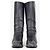 Prada 2000er Knee High Sculptural Platform Wedge Boots Schwarz - Ansicht 5