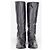 Fendi by Karl Lagerfeld Reitstiefel mit mittlerem Schaft aus den 2000ern Schwarz - Ansicht 3