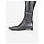 Fendi by Karl Lagerfeld Reitstiefel mit mittlerem Schaft aus den 2000ern Schwarz - Ansicht 5