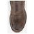 Botas moteras Prada AW11 altas de shearling con efecto pintura Castaño - vista 7