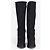 Prada 2000s Knee High Neoprene Kitten Heel Boots Black - view 5