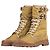 Helmut Lang AW03 Metallic Gold-Colored Bondage Combat Boots Golden