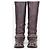 Stivali biker con borchie e imbracatura Miu Miu anni 2000 Marrone - vista 5