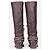 Stivali biker con borchie e imbracatura Miu Miu anni 2000 Marrone - vista 6