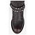 Stivali biker con borchie e imbracatura Miu Miu anni 2000 Marrone - vista 7
