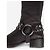 Stivali biker con borchie e imbracatura Miu Miu anni 2000 Marrone - vista 8