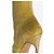 Stivali alti in struzzo con lacci e tacco Dior by Galliano AW00 Giallo - vista 13