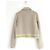 Hermès Mosaique Weave Bomberjacke Beige Hellbraun - Ansicht 6
