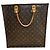 Louis Vuitton Sac Shopping Monogram Marrone Monogramma