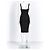 Diane von Furstenberg Slippery Schwarzes Bandage-Kleid - Ansicht 4