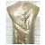 Manoush Blor kurzes Spitzenkleid in Gold Weiß Golden - Ansicht 16