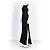 Vestido Max Mara de jersey de viscosa negro con gasa - vista 3