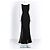 Vestido Max Mara de jersey de viscosa negro con gasa - vista 4