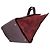 Borsa Tote Giorgio Armani in camoscio bordeaux Rosso Bordò - vista 3