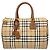 Borsa Burberry Bowling Mini Boston Bag Beige
