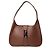 Borsa a tracolla Salvatore Ferragamo Gancini Marrone