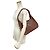 Borsa a tracolla Salvatore Ferragamo Gancini Marrone - vista 11
