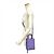 Borsa a tracolla Jimmy Choo Mini N S Tote CZN con borchie di cristallo Porpora - vista 2