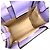 Borsa a tracolla Jimmy Choo Mini N S Tote CZN con borchie di cristallo Porpora - vista 6