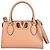Borsa a mano 2-way Valentino V-logo Rosa