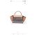 Céline Borsa Celine Trapeze Tricolor in pelle e camoscio Marrone Beige Marrone scuro - vista 6